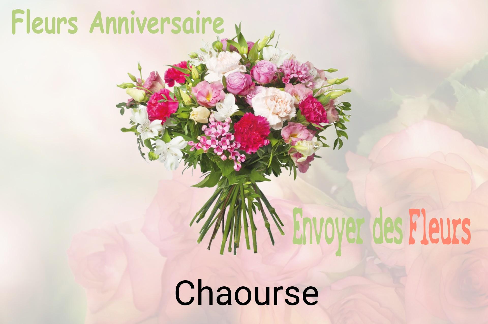 Bouquet de fleurs d’anniversaire livré à Chaourse